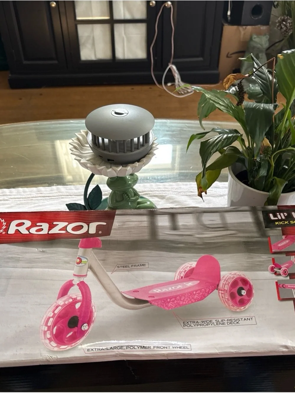 Razor Pink Three-Wheel Kids Scooter